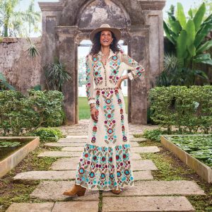 Ary Embroidered Maxi Dress